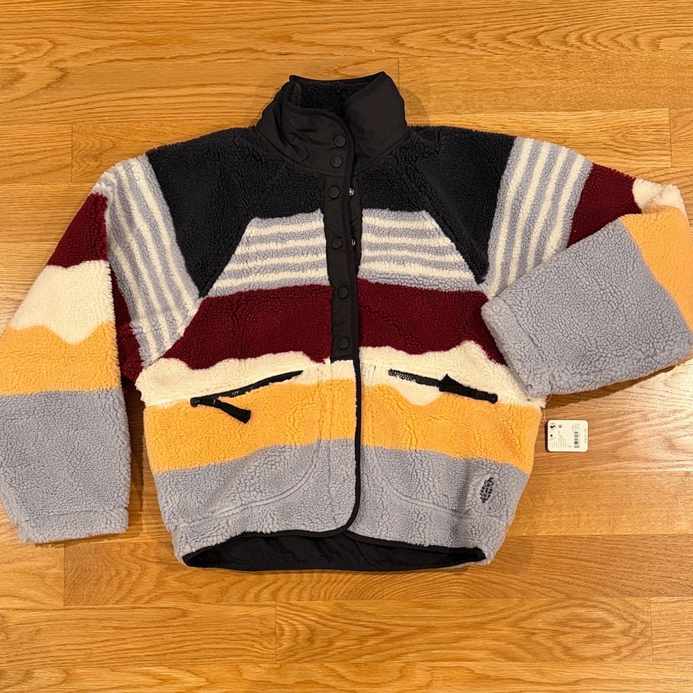Free People Hit the Slopes Printed Fleece Jacket
